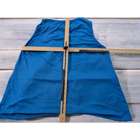 BUNDLE ONLY Blue Sleeveless Tank Top PLus Size 3XL V-Neck Cami Camisole Layers - Picture 2 of 8